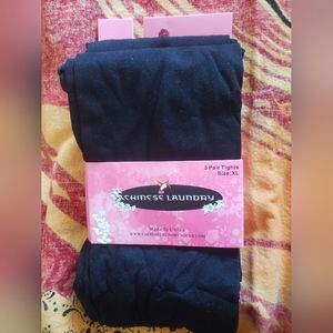 NWT Chinese Laundry Tights 2pack XL
